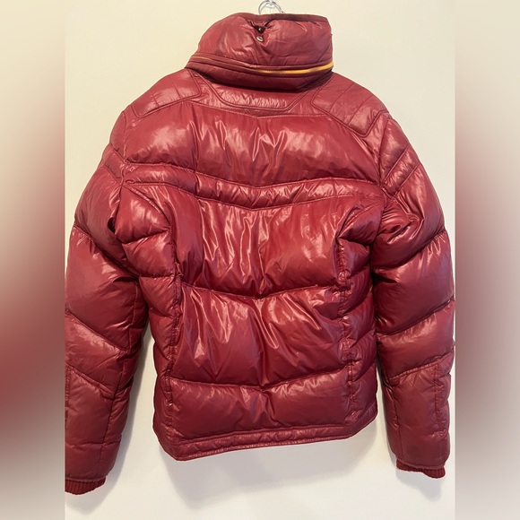 Red Vintage Diesel Puffer Jacket - Picture 2 of 3